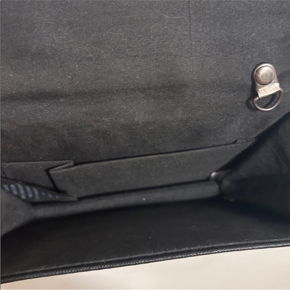 bebe Sparkling Black Rhinestone Clutch - Picture 5 of 6